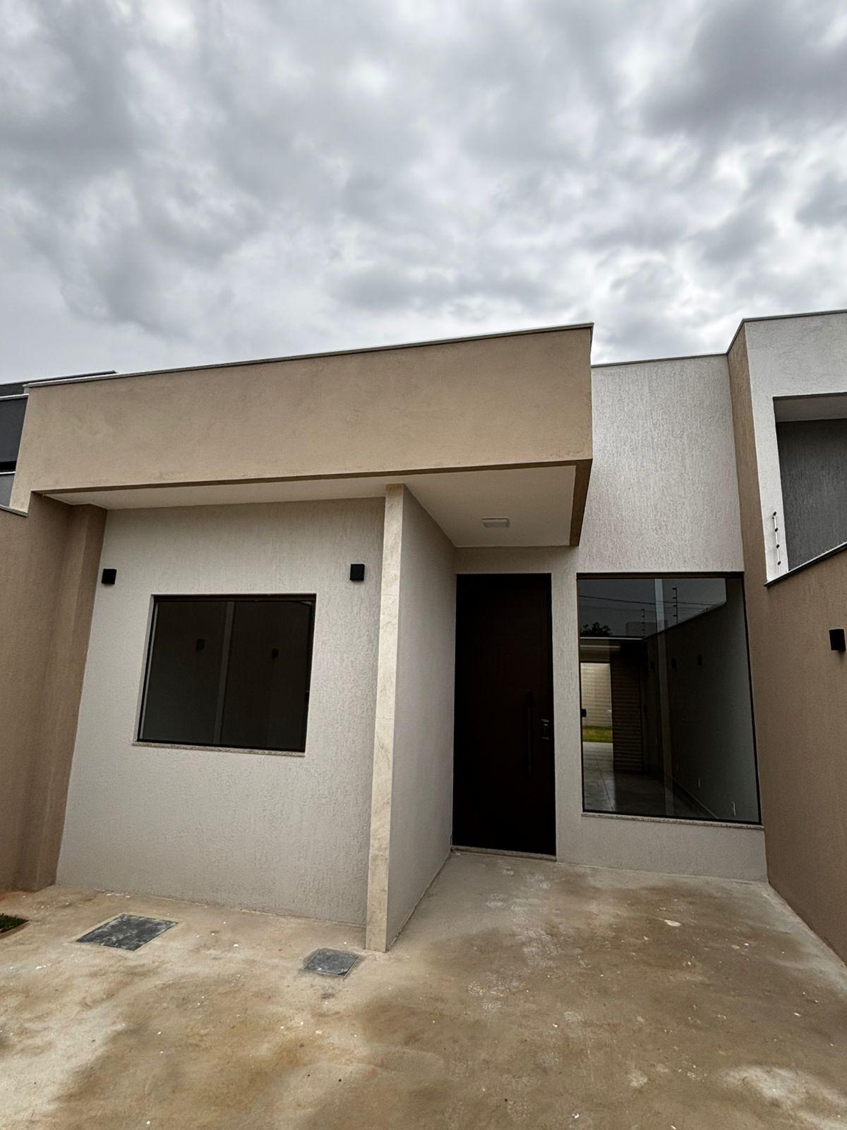 Casa moderna no Residencial Veredas - 3 Quartos e 1 Suíte